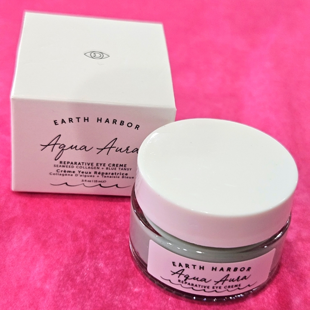 Earth Harbor's Aqua Aura Reparative Eye Creme - White